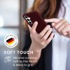 Etui Kwmobile do Samsunga Galaxy A35, Bordowe, Silikon, KWM000021PA014C