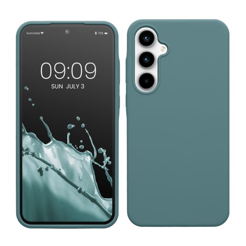 Etui Kwmobile do Samsung Galaxy A35, jasnozielone, silikonowe, KWM000021PA017C