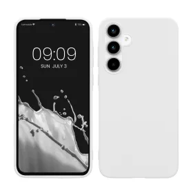   Etui Kwmobile do Samsunga Galaxy A35, Białe, Silikonowe, KWM000021PB002C