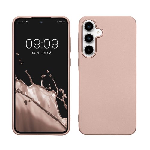 Etui Kwmobile do Samsunga Galaxy A35, Różowe, Silikonowe, KWM000021PC001C