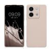 Etui Kwmobile do Xiaomi Redmi Note 13, kremowe, silikonowe, KWM000020LK002C