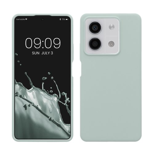 Etui Kwmobile do Xiaomi Redmi Note 13, jasnozielone, silikonowe, KWM000020LM005C