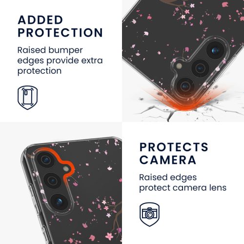 Etui Kwmobile do Samsung Galaxy A55 5G, wielokolorowe, silikonowe, KWM000021PU002C