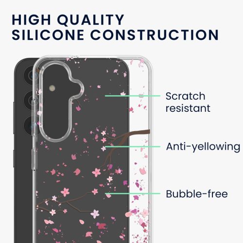 Etui Kwmobile do Samsung Galaxy A55 5G, wielokolorowe, silikonowe, KWM000021PU002C