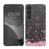 Etui Kwmobile do Samsunga Galaxy S24, różowe/przezroczyste, silikonowe, KWM000021PV002C