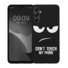 Etui Kwmobile do Samsunga Galaxy A05s, czarno-białe, silikonowe, KWM000021PY001C