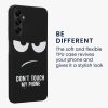 Etui Kwmobile do Samsunga Galaxy A05s, czarno-białe, silikonowe, KWM000021PY001C