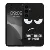 Etui Kwmobile do Samsunga Galaxy S23 FE, czarno-białe, silikonowe, KWM000021PZ001C