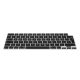 Osłona klawiatury Kwmobile do Apple MacBook Pro M2 16" (2023)/MacBook Pro M3 16" (2023), Czarny, Silikon, KWM000025BV001C
