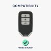 Kwmobile Osłona kluczyka do Hondy 3 przyciski, niebieska, silikonowa, KWM000025CM002C