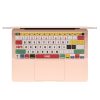 Naklejka na klawiaturę Kwmobile do Apple MacBook Air M1 13" (2020), wielokolorowy, plastikowy, KWM000025CQ001C