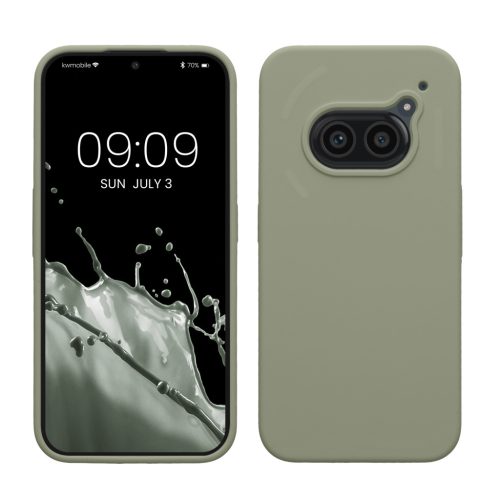Etui Kwmobile do telefonu Nothing Phone 2a/Phone 2a Plus, jasnozielone, silikonowe, KWM000020LP003C