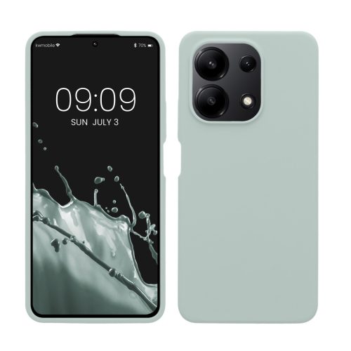 Etui Kwmobile do Xiaomi Redmi Note 13, jasnozielone, silikonowe, KWM000020LS005C