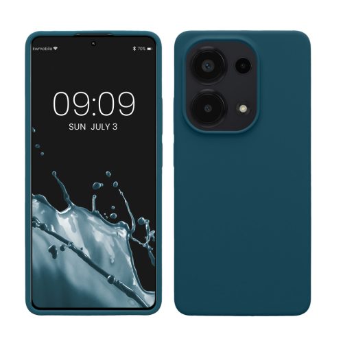 Etui Kwmobile do Xiaomi Redmi Note 13 Pro, niebieskie, silikonowe, KWM000020LT002C