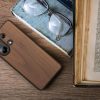 Etui Kwmobile do Xiaomi Redmi Note 13, brązowe, drewno/silikon, KWM000020LU001C