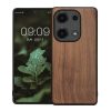 Etui Kwmobile do Xiaomi Redmi Note 13 Pro, brązowe, drewno/silikon, KWM000020LV001C