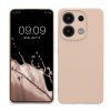 Etui Kwmobile do Xiaomi Redmi Note 13, kremowe, silikonowe, KWM000020LW002C