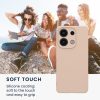 Etui Kwmobile do Xiaomi Redmi Note 13, kremowe, silikonowe, KWM000020LW002C