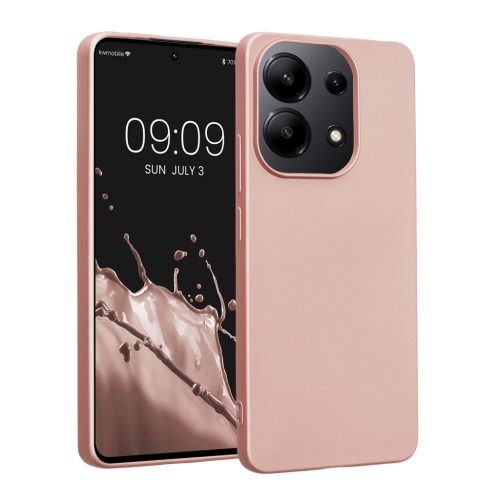 Etui Kwmobile do Xiaomi Redmi Note 13, różowe, silikonowe, KWM000020LX002C