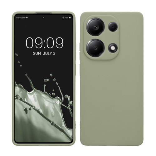 Etui Kwmobile do Xiaomi Redmi Note 13 Pro, jasnozielone, silikonowe, KWM000020LY003C