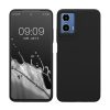 Etui Kwmobile do Motorola Moto G34, czarne, silikonowe, KWM000022QS001C
