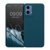Etui Kwmobile do Motorola Moto G34, zielone, silikonowe, KWM000022QS002C