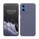 Etui Kwmobile do Motorola Moto G34, szare, silikonowe, KWM000022QS004C