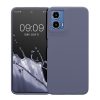 Etui Kwmobile do Motorola Moto G34, szare, silikonowe, KWM000022QS004C