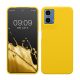 Etui Kwmobile do Motorola Moto G34, żółte, silikonowe, KWM000022QS005C