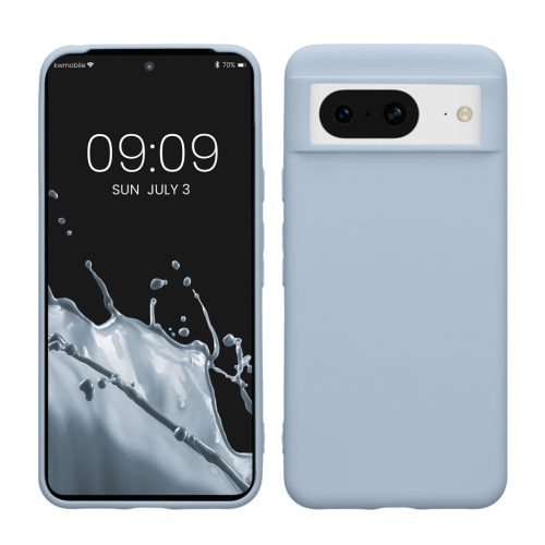 Etui Kwmobile do Google Pixel 8, jasnoniebieskie, silikonowe, KWM0000208H017C