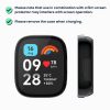 Zestaw 2 etui Kwmobile ze szkłem ochronnym do zegarka Xiaomi Redmi 3 Active / Redmi Watch 3 Lite, czarny/ciemnoniebieski, plastikowy, KWM000024ZD003C