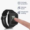 Zestaw 2 osłon Kwmobile ze szkłem ochronnym do Garmin Venu Sq 2 Music, czarno-różowy, plastikowy, KWM000024ZF005C