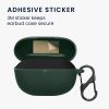 Etui na słuchawki Kwmobile do Anker Soundcore Life A3i, ciemnozielone, silikonowe, KWM000025DH002C