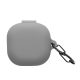 Etui na słuchawki Kwmobile do Samsung Galaxy Buds FE, ciemnoszary, silikon, KWM000025DI001C