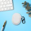 Etui na słuchawki Kwmobile do słuchawek Google Pixel Buds serii A, białe, silikonowe, KWM000025DK002C