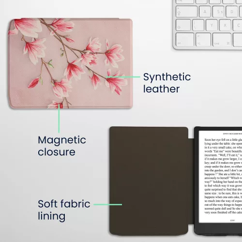 Etui Kwmobile do PocketBook InkPad Color 3, Multicolor, Skóra Ekologiczna, KWM000023RS002C