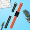 Zestaw 2 pasków Kwmobile do zegarka Huawei Watch Fit 2, ciemnozielony/pomarańczowy, silikon, KWM000016VU007C