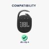 Etui Kwmobile do JBL Clip 4, pomarańczowe, silikonowe, KWM0000181U003C