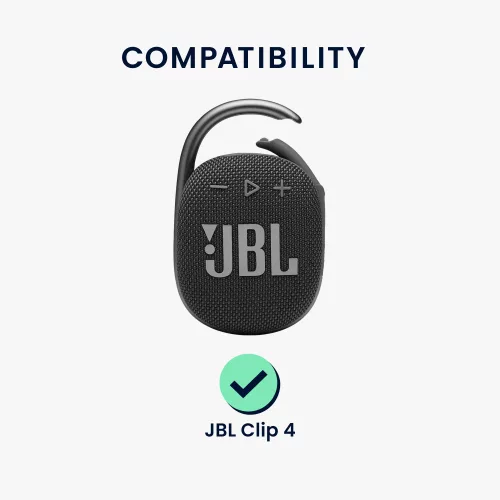Etui Kwmobile do JBL Clip 4, pomarańczowe, silikonowe, KWM0000181U003C