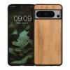 Etui Kwmobile do Google Pixel 8 Pro, brązowe, drewno/silikon, KWM0000208Y003C