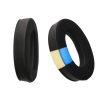 Zestaw 2 żelowych poduszek nausznych Kwmobile do Sennheiser HD 569/HD599/HD599 SE, czarny, skóra ekologiczna, KWM000025EX001C