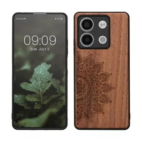   Etui Kwmobile do Xiaomi Redmi Note 13, Brązowe, Drewniane, KWM000020MO002C