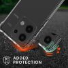 Etui Kwmobile ze smyczą do Xiaomi Redmi Note 13, przezroczyste/czarne, silikonowe, KWM000020MV001C