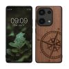 Etui Kwmobile do Xiaomi Redmi Note 13 Pro, brązowe, drewno/silikon, KWM000020NA001C