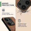 Etui Kwmobile do Xiaomi Redmi Note 13 Pro, brązowe, drewno/silikon, KWM000020NA001C