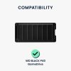 Etui ochronne Kwmobile na dysk WD Black P40 GameDrive, szary, silikon, KWM000025FQ002C