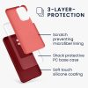 Etui Kwmobile do Samsung Galaxy A33 5G, Ciemnoczerwony, Silikon, KWM000015GQ055C