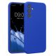 Etui Kwmobile do Samsung Galaxy A34 5G, niebieskie, silikonowe, KWM000018GC049C
