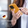 Etui Kwmobile do Apple iPhone 15 Pro, pomarańczowe, silikonowe, KWM000020CC022C