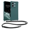 Etui Kwmobile ze smyczą do Xiaomi Redmi Note 13, zielone, silikonowe, KWM000020NC001C